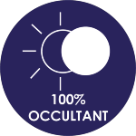 Tissus 100% occultant